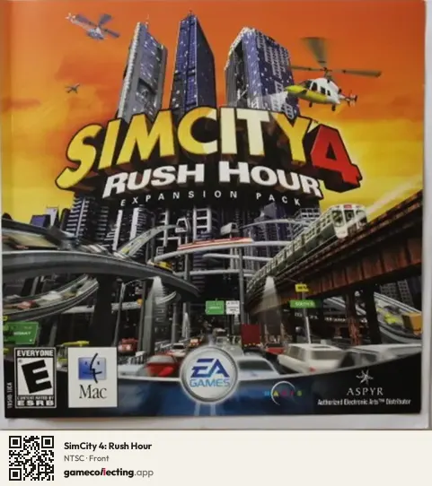 SimCity 4: Rush Hour Computer, NTSC box front