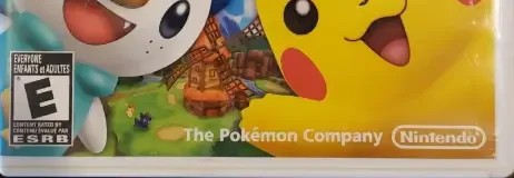PokéPark 2: Wonders Beyond, the ESRB box on its front