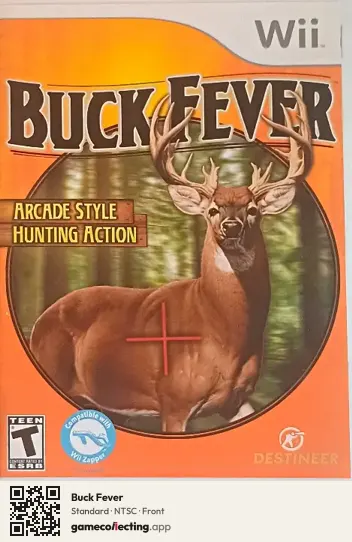 Buck Fever Nintendo Wii, NTSC box front