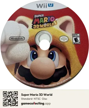 Super Mario 3D World Nintendo Wii U, NTSC disc