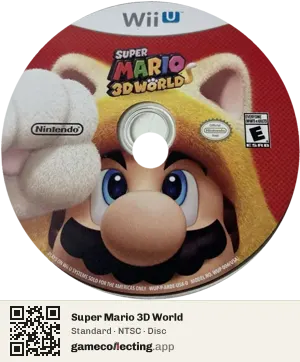 Super Mario 3D World Nintendo Wii U, NTSC disc