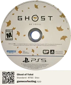 Ghost of Yotei PlayStation 5, NTSC disc