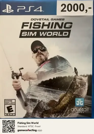 Fishing Sim World PlayStation 4, NTSC box front
