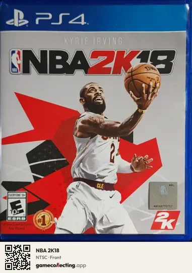 NBA 2K18 PlayStation 4, NTSC box front