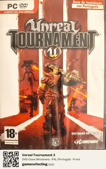 Unreal Tournament 3 Computer, Portugal box front