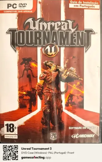 Unreal Tournament 3 Computer, Portugal box front