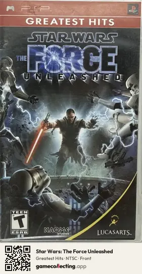 Star Wars: The Force Unleashed PlayStation Portable, NTSC box front