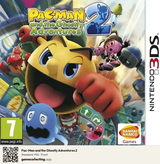 Pac-Man and the Ghostly Adventures 2 Nintendo 3DS, PAL box front