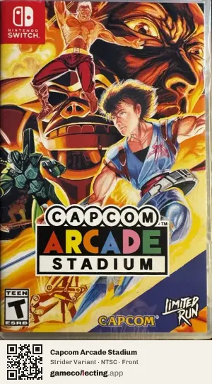 Capcom Arcade Stadium Nintendo Switch, NTSC box front