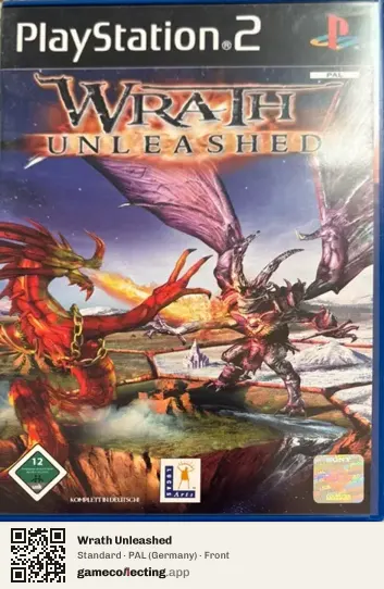 Wrath Unleashed PlayStation 2, Germany box front