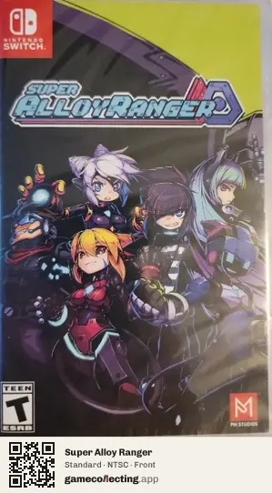 Super Alloy Ranger Nintendo Switch, NTSC box front