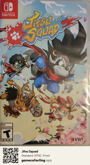 Jitsu Squad Nintendo Switch, NTSC box front