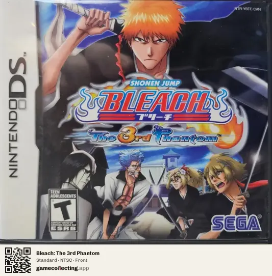 Bleach: The 3rd Phantom Nintendo DS, NTSC box front