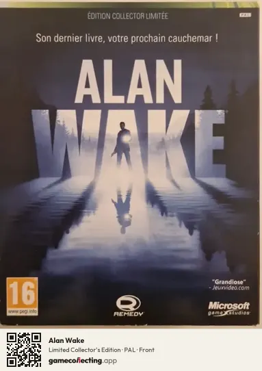 Alan Wake Xbox 360, PAL box front