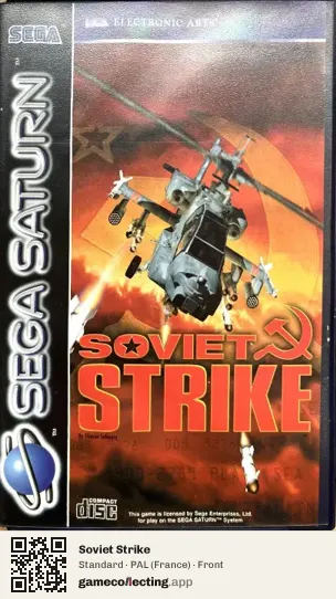 Soviet Strike Sega Saturn, France box front
