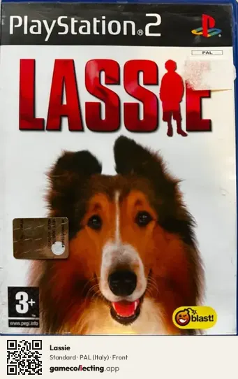 Lassie PlayStation 2, Italy box front