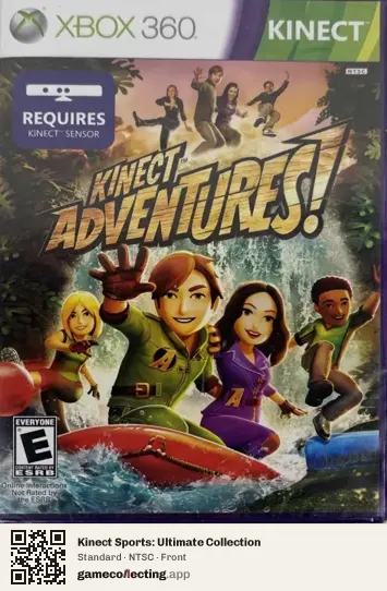 Kinect Sports: Ultimate Collection Xbox 360, NTSC box front
