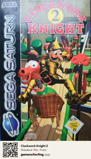 Clockwork Knight 2 Sega Saturn, PAL box front