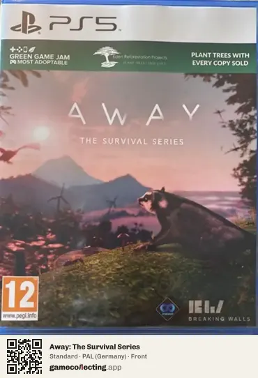 Away: The Survival Series PlayStation 5, Germany box front