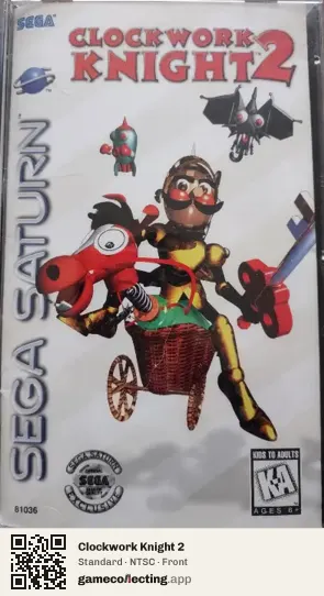 Clockwork Knight 2 Sega Saturn, NTSC box front