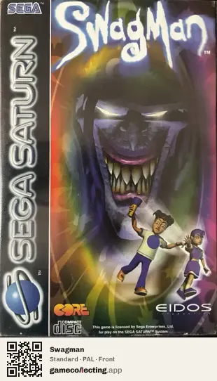 Swagman Sega Saturn, PAL box front
