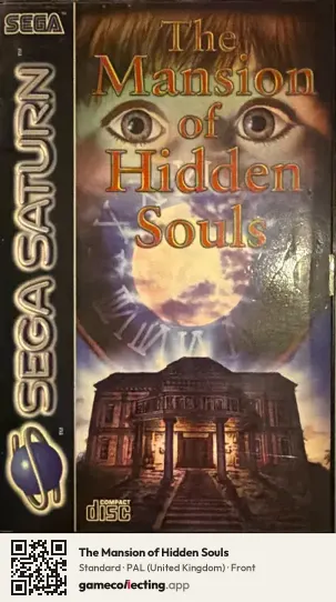 The Mansion of Hidden Souls Sega Saturn, United Kingdom box front