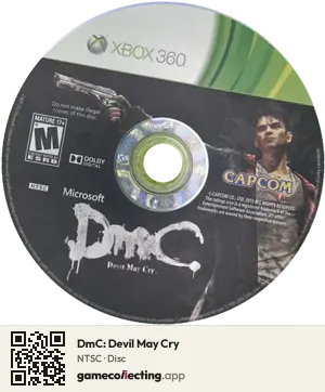 DmC: Devil May Cry Xbox 360, NTSC disc