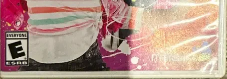 Zumba Kids, the ESRB box on its front