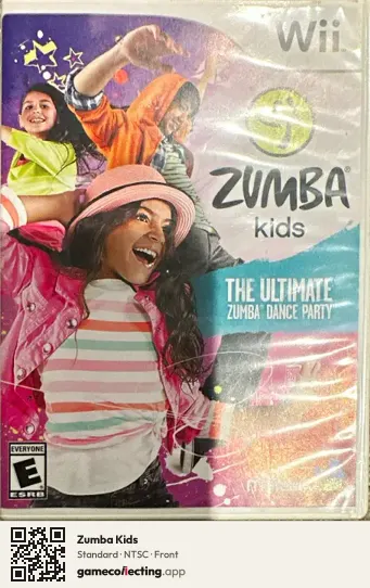 Zumba Kids Nintendo Wii, NTSC box front