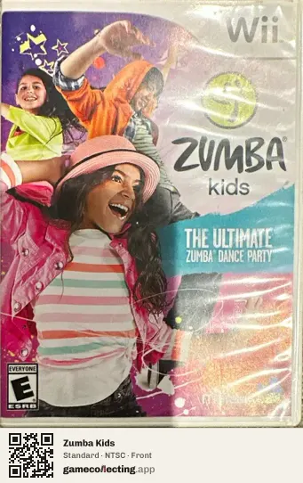 Zumba Kids Nintendo Wii, NTSC box front