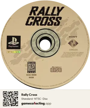 Rally Cross PlayStation, NTSC disc