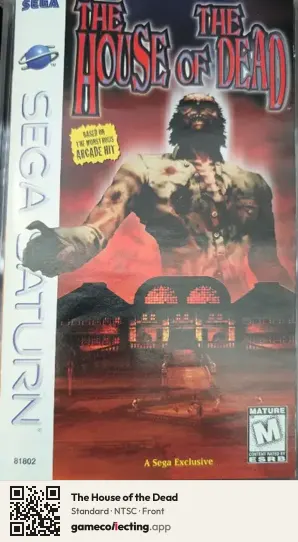 The House of the Dead Sega Saturn, NTSC box front