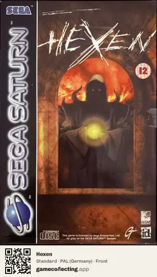 Hexen Sega Saturn, Germany box front