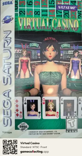 Virtual Casino Sega Saturn, NTSC box front