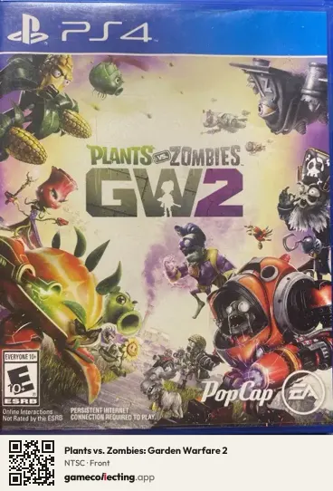 Plants vs. Zombies: Garden Warfare 2 PlayStation 4, NTSC box front