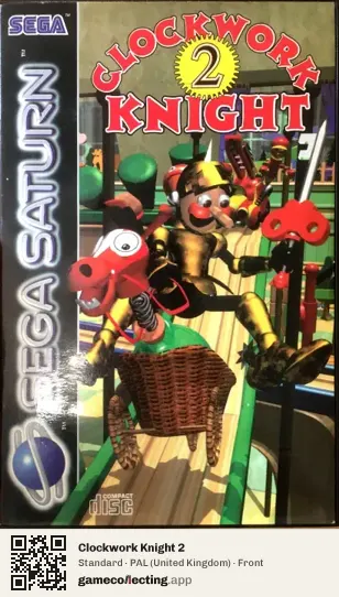 Clockwork Knight 2 Sega Saturn, United Kingdom box front