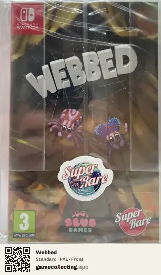 Webbed Nintendo Switch, PAL box front