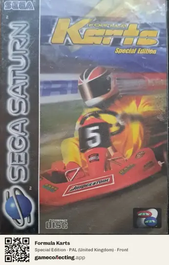 Formula Karts Sega Saturn, United Kingdom box front