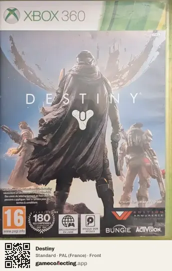 Destiny Xbox 360, France box front