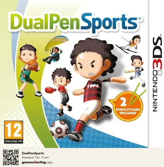 DualPenSports Nintendo 3DS, PAL box front