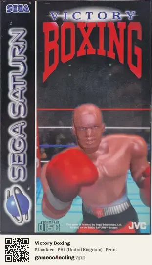 Victory Boxing Sega Saturn, United Kingdom box front