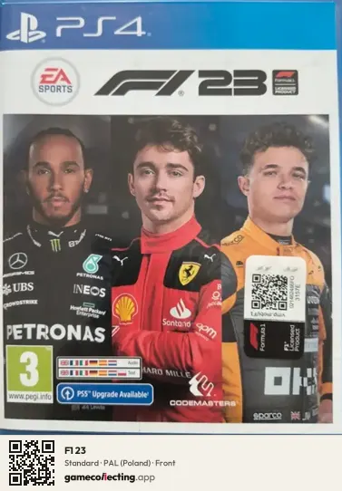 F1 23 PlayStation 4, Poland box front