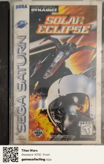 Titan Wars Sega Saturn, NTSC box front