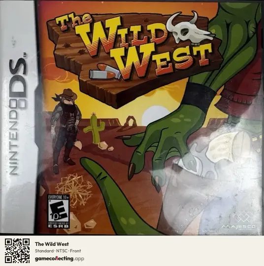 The Wild West Nintendo DS, NTSC box front