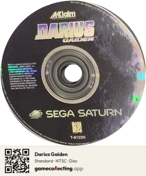 Darius Gaiden Sega Saturn, NTSC disc