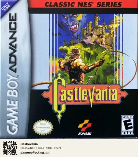 Castlevania Game Boy Advance, NTSC box front