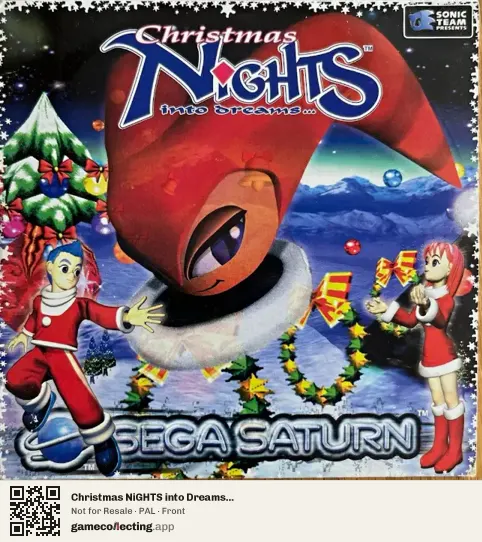 Christmas NiGHTS into Dreams... Sega Saturn, PAL box front