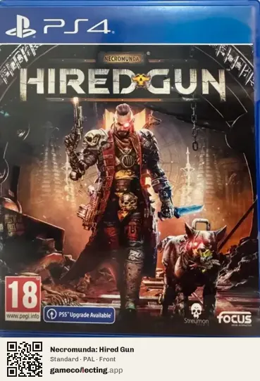 Necromunda: Hired Gun PlayStation 4, PAL box front