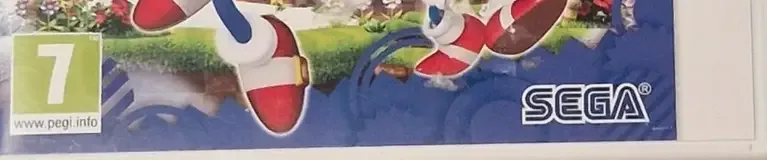 Sonic Generations, the PEGI square on its front