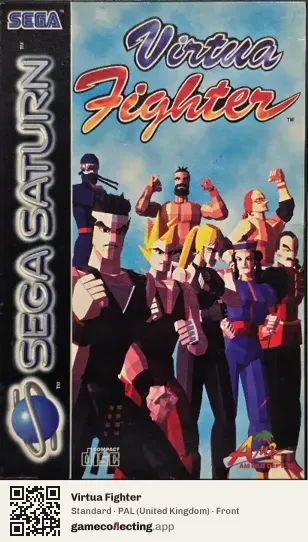 Virtua Fighter Sega Saturn, United Kingdom box front